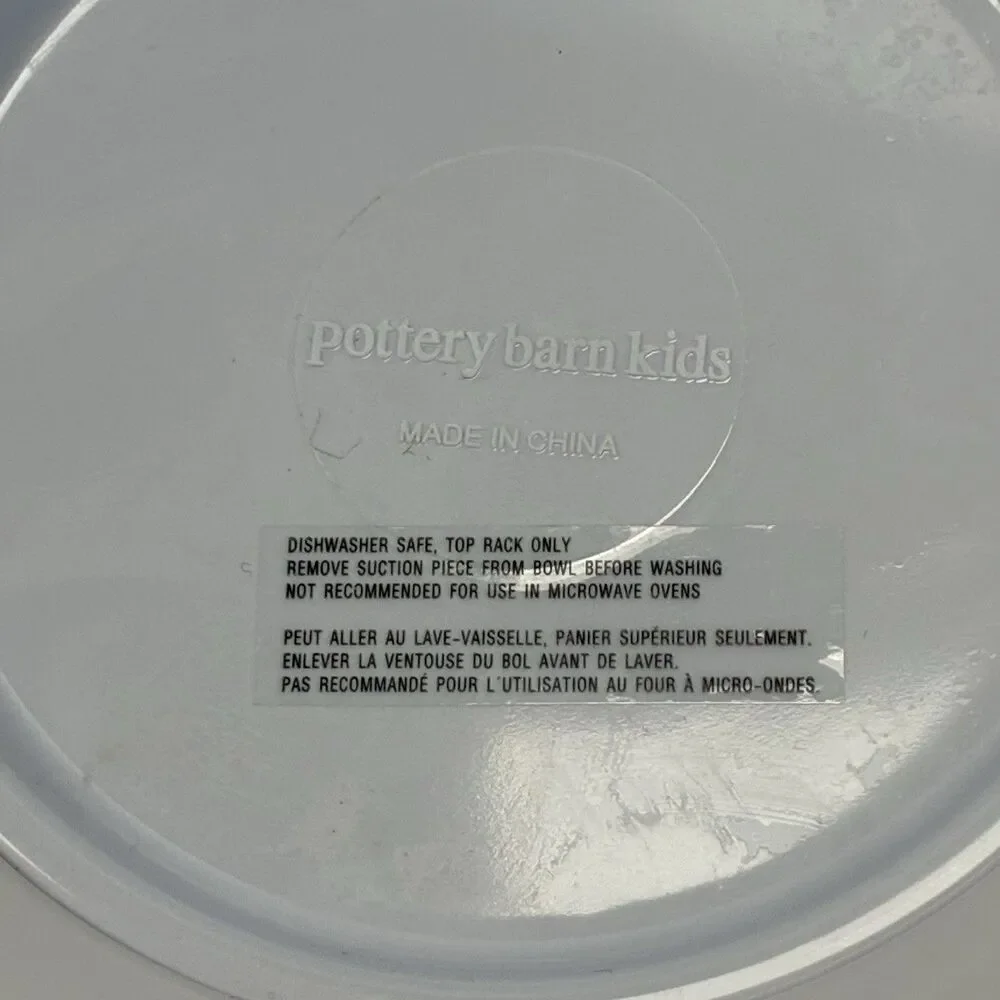 Pottery Barn Kids Baby’s First Thanksgiving Melamine 1 Child Place Setting Set